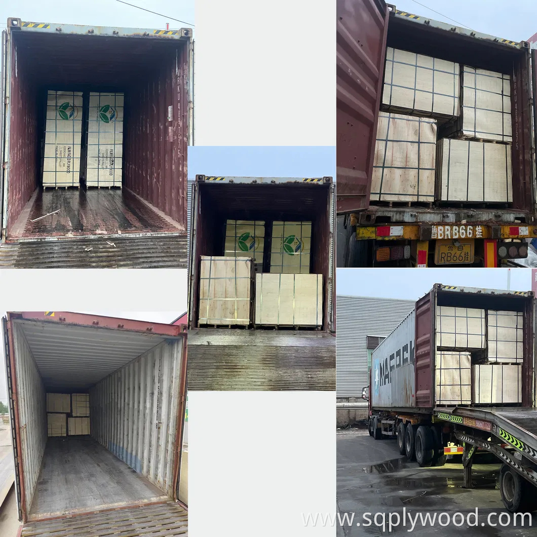 Fabricado En China 18mm Laminated/Melamine Plywood with Wood Grain for Cabinet